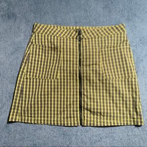 Plaid Mini Skirt